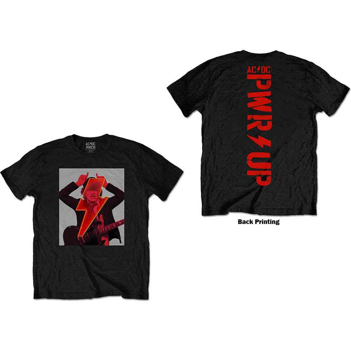 AC/DC Angus Finger Horns Black Small T-Shirt