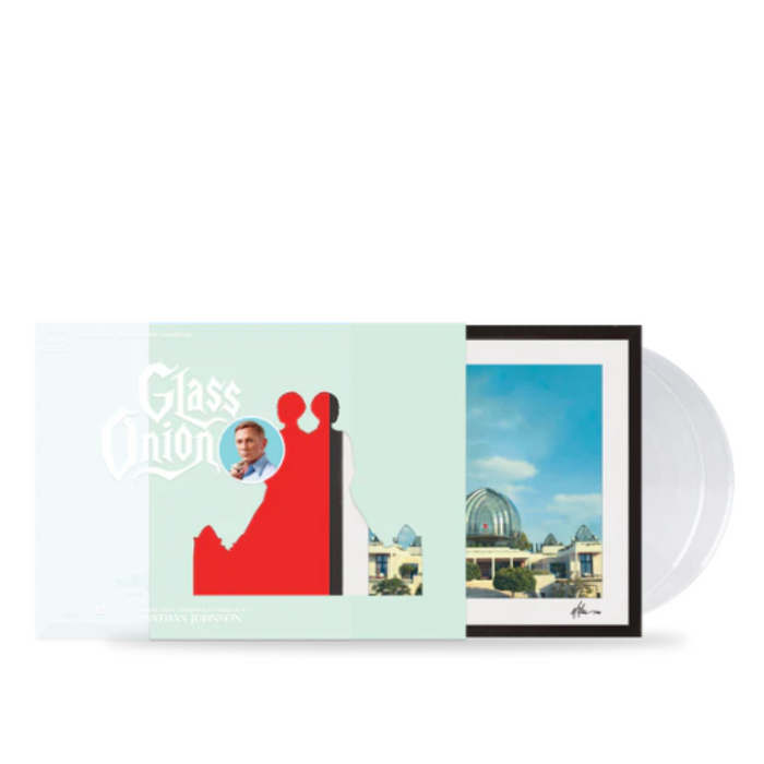 Glass Onion A Benoit Blanc Murder Mystery Soundtrack Vinyl LP Crystal Clear Colour 2023