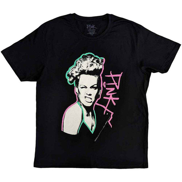 P!nk Paint Pen Black XXL Unisex T-Shirt