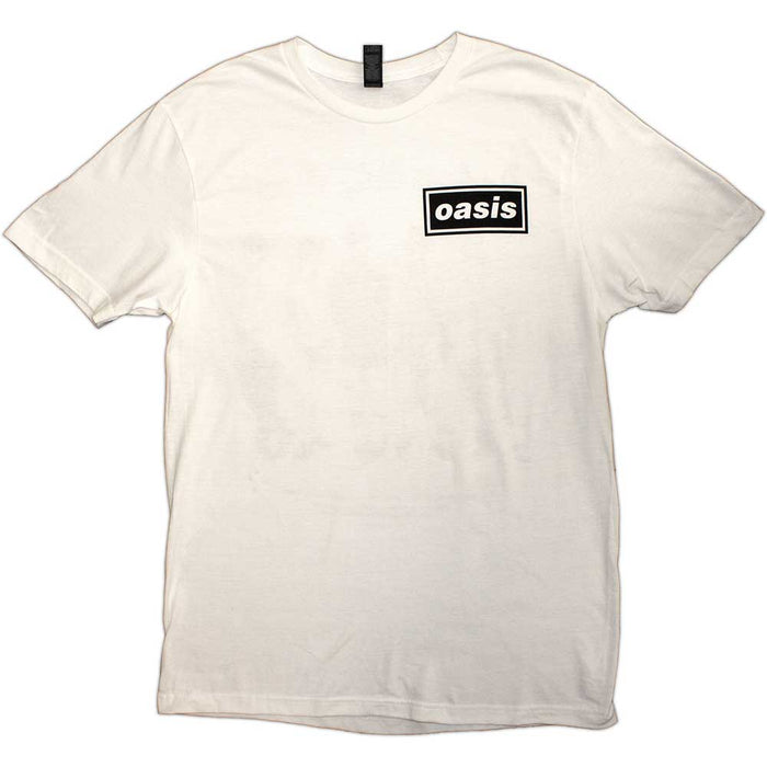 Oasis Definitely Maybe Promo White Small T-Shirt