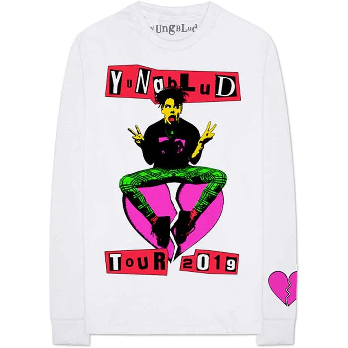 Yungblud Punker White Large Long Sleeve T-Shirt
