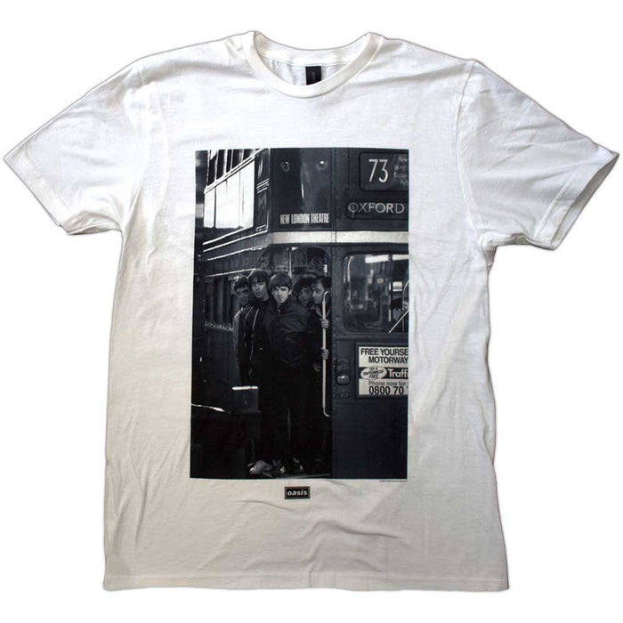 Oasis London Bus Photo White Medium T-Shirt