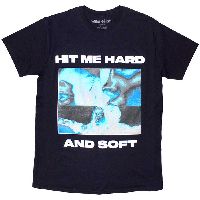 Billie Eilish Hit Me Hard And Soft Negative Navy Blue Small T-Shirt