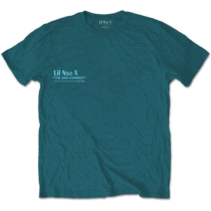 Lil Nas X Album Turquoise Blue X-Large T-Shirt