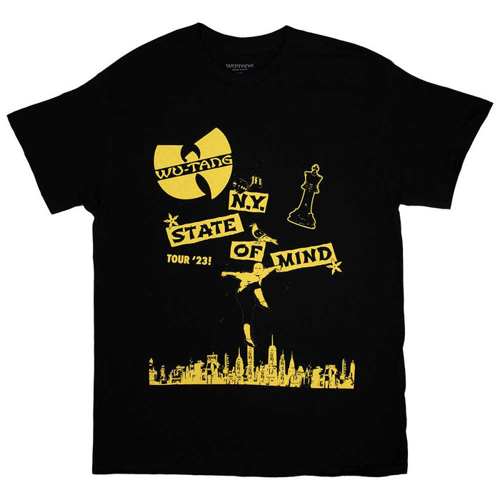 Wu-Tang Clan Tour '23 NY State Of Mind Black Medium T-Shirt
