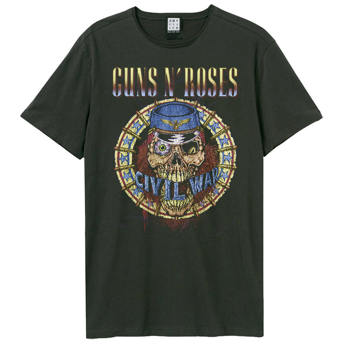 Guns N Roses Civil War Amplified Charcoal X-Large Unisex T-Shirt