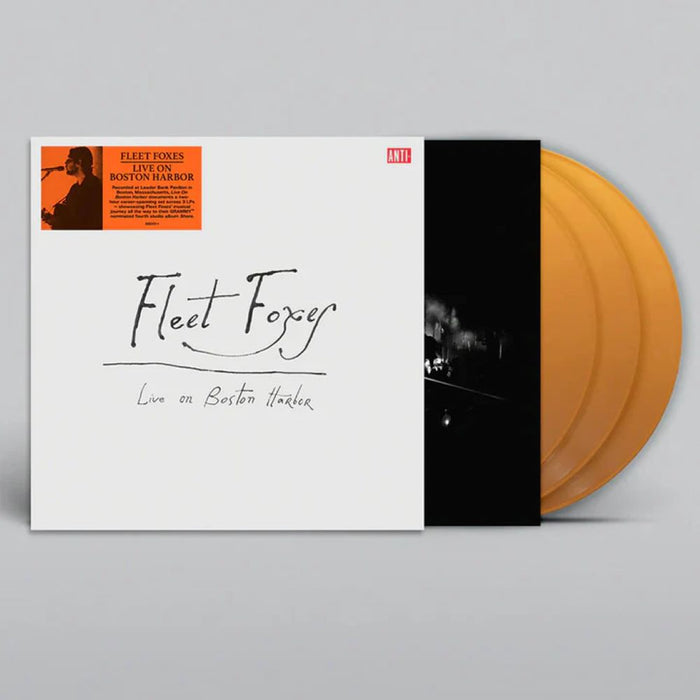 Fleet Foxes Live On Boston Harbor Vinyl LP Peach Colour 2024