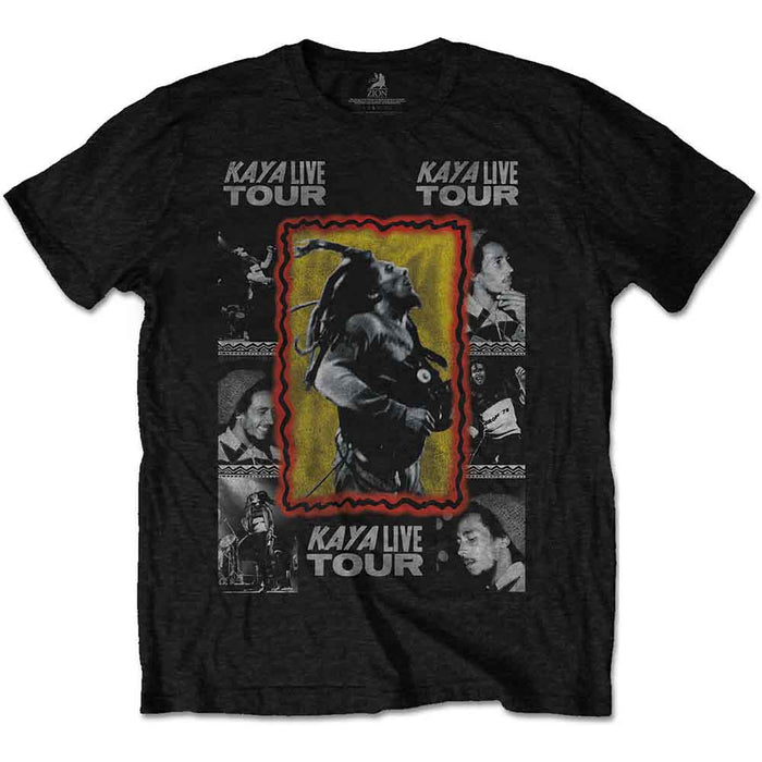 Bob Marley Kaya Tour Black Large T-Shirt