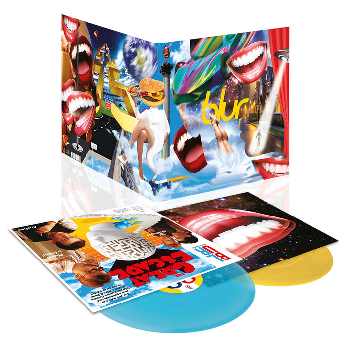 blur The Great Escape Vinyl LP Yellow & Turquoise Colour Due Out 12/12/25