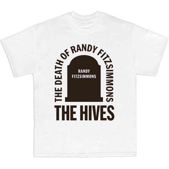 The Hives Randy Gravestone White X-Large Unisex T-Shirt