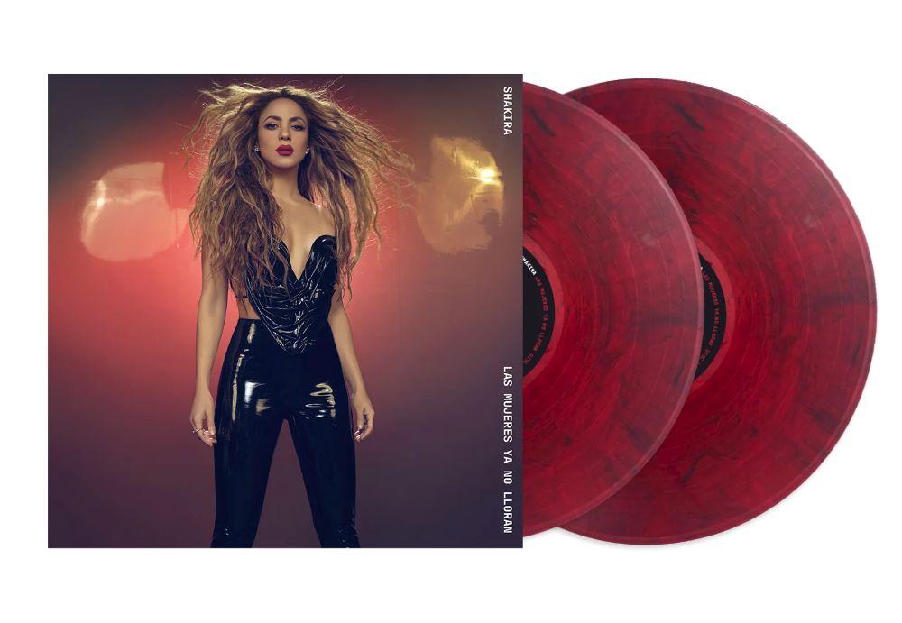 Shakira Las Mujeres Ya No Lloran Vinyl LP Indies Ruby Colour 2024