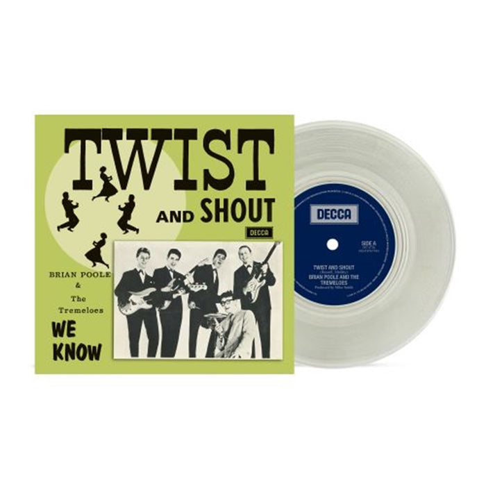 Brian Poole & The Tremeloes Twist & Shout 7" Vinyl Single Clear Colour RSD 2024