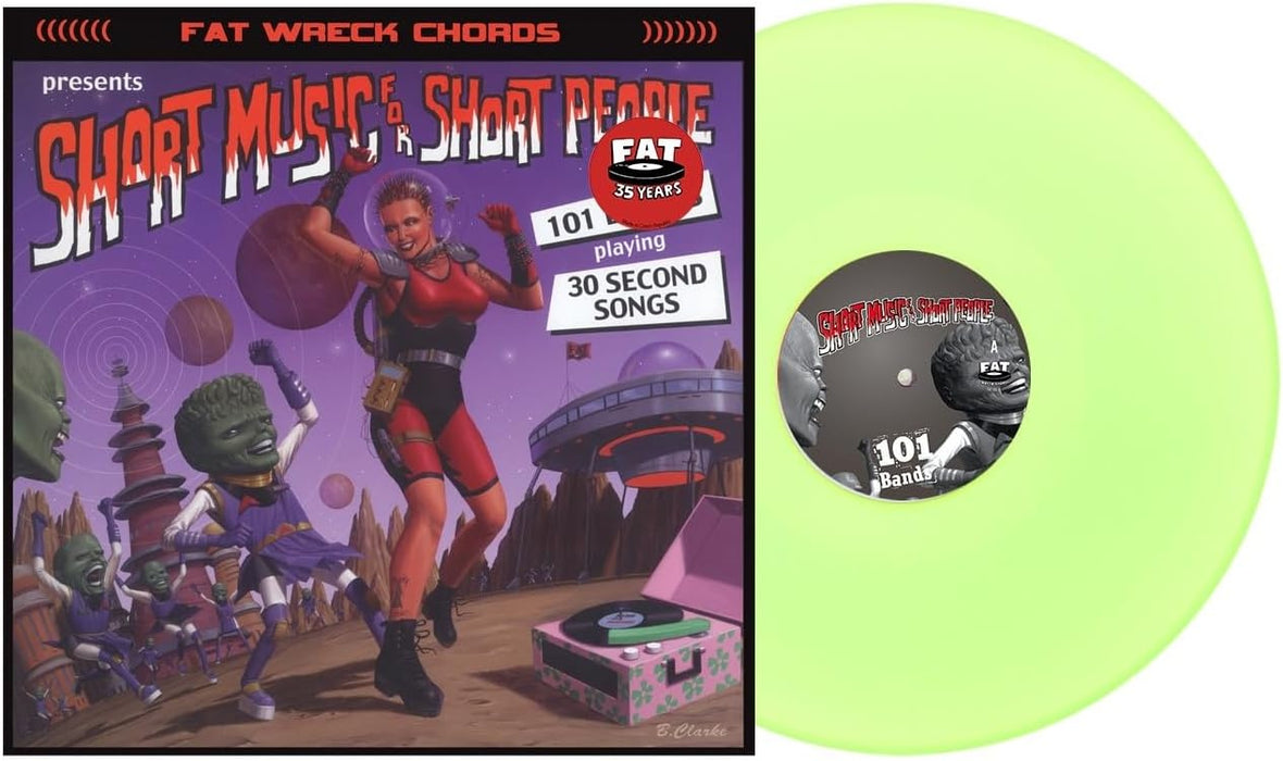 Various Artists Short Music For Short People Vinyl LP Lime Green Colour Due Out 09/10/26