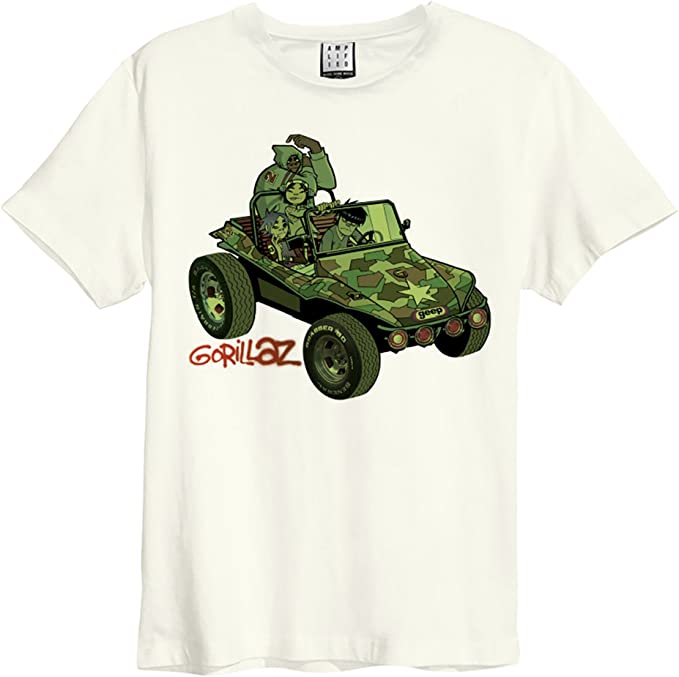 Gorillaz Geep White X-Large T-Shirt