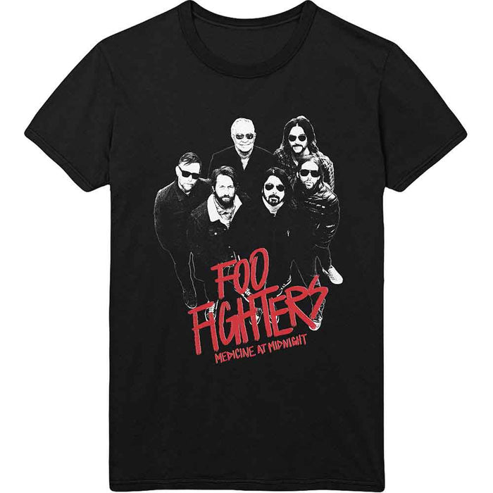 Foo Fighters Medicine At Midnight Photo Black Medium T-Shirt