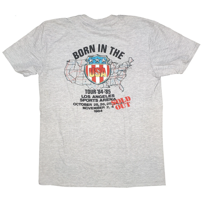 Bruce Springsteen Pink Cadillac Heather Grey Small T-Shirt