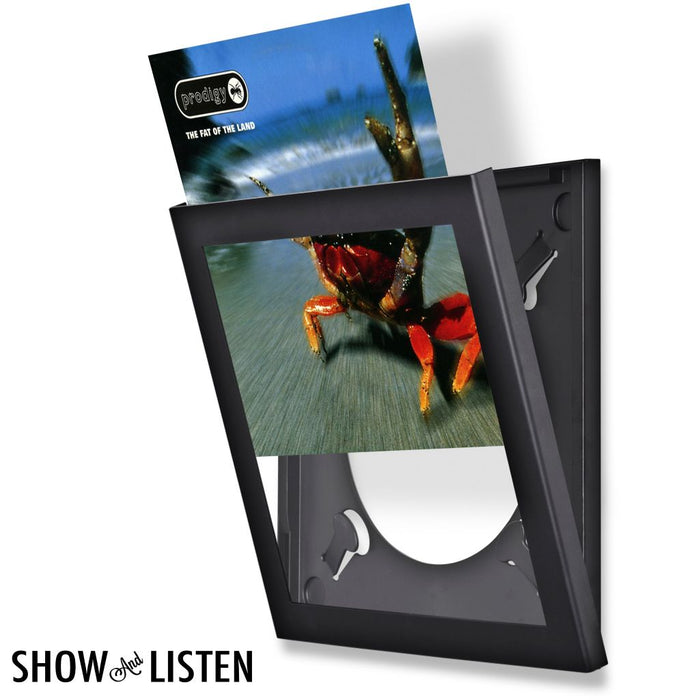 Vinyl Wall Frame Show and Listen Flip Frame BLACK (Single)