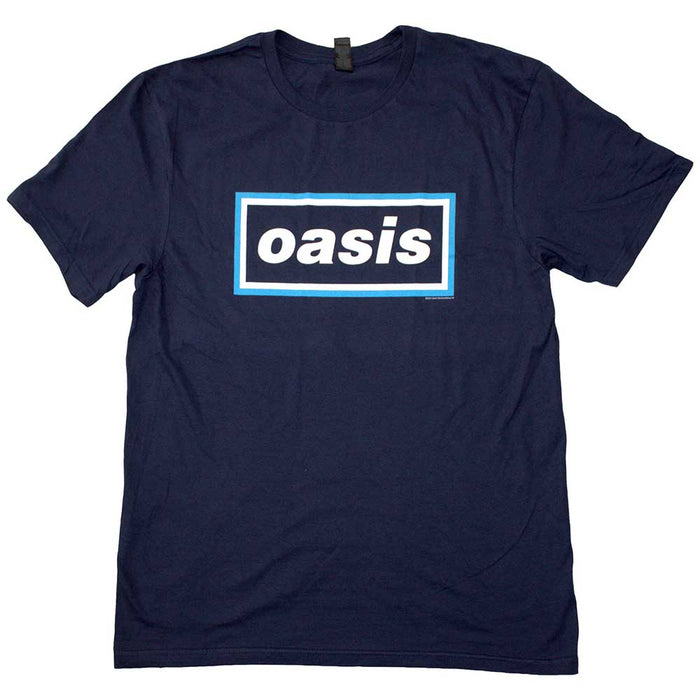 Oasis Maine Road Event Logo Navy Blue Large T-Shirt