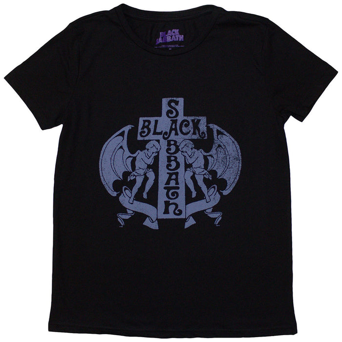 Black Sabbath Angels Black Ladies Medium T-Shirt