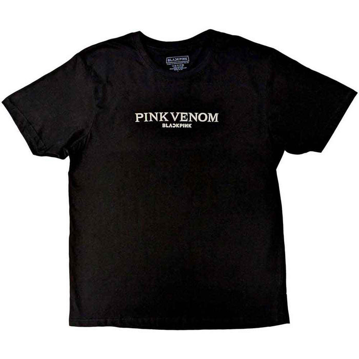 BLACKPINK Pink Venom Black Small T-Shirt