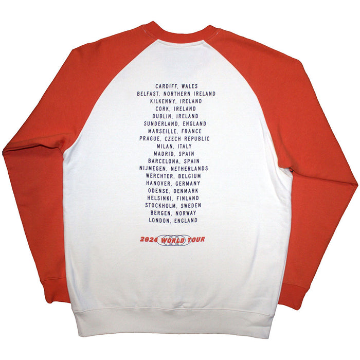 Bruce Springsteen Tour '24 Wheel White and Orange X-Large T-Shirt