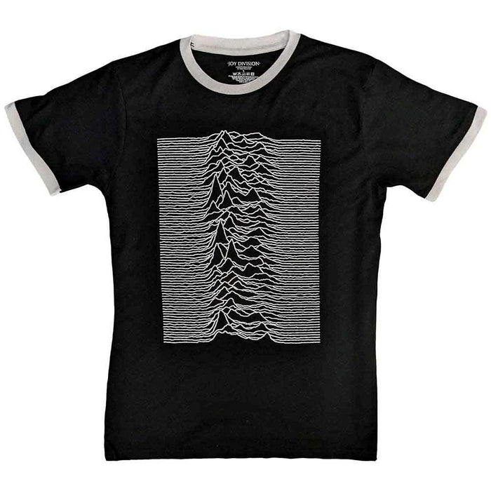 Joy Division Unknown Pleasures Ringer Black Large T-Shirt