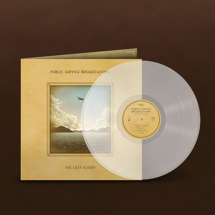 Public Service Broadcasting The Last Flight Vinyl LP Indies Transparent Clear Colour 2024