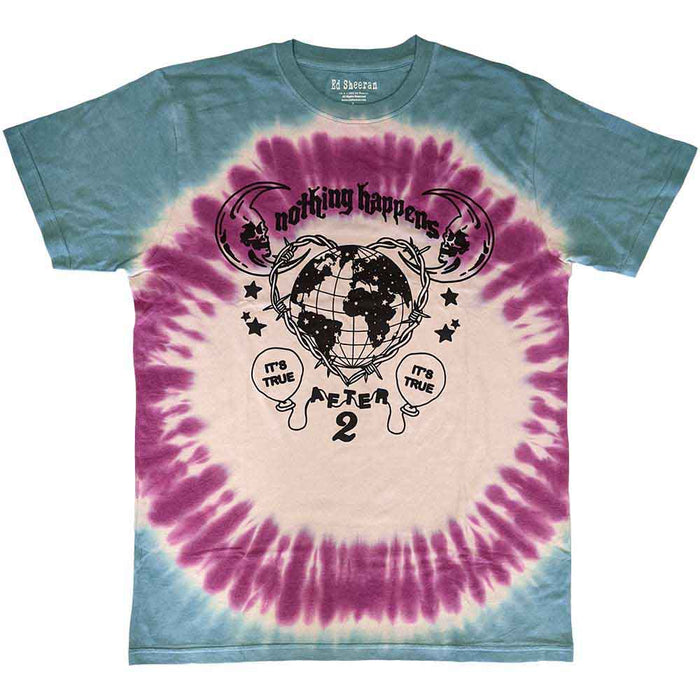 Ed Sheeran Nothing Happens Blue XX-Large T-Shirt