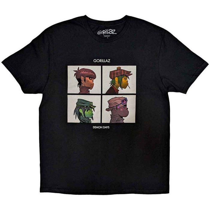 Gorillaz Demon Days Black Small T-Shirt