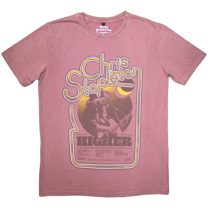 Chris Stapleton Higher Wash Kashmir Red Large T-Shirt