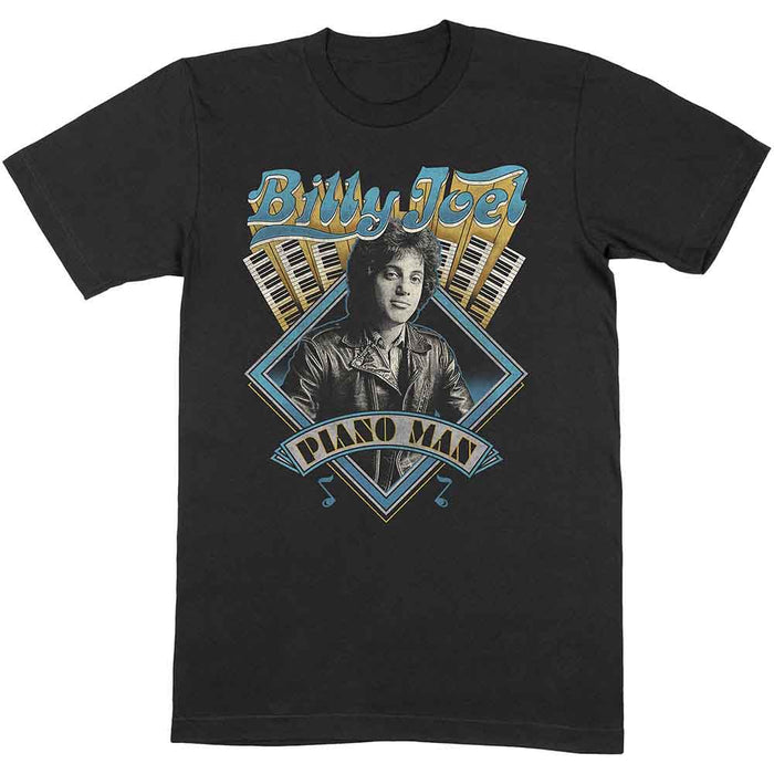 Billy Joel Piano Man Black Small T-Shirt