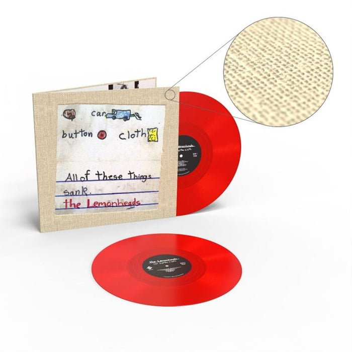 The Lemonheads Car Button Cloth Deluxe Expanded ‘Clothbound’ Edition Vinyl LP Red Colour 2025