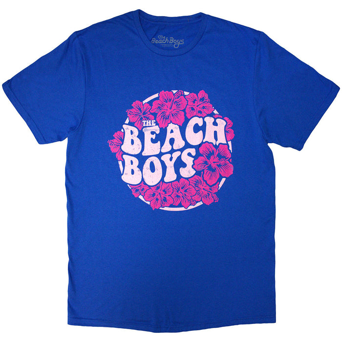 The Beach Boys Floral Print Blue XX-Large T-Shirt