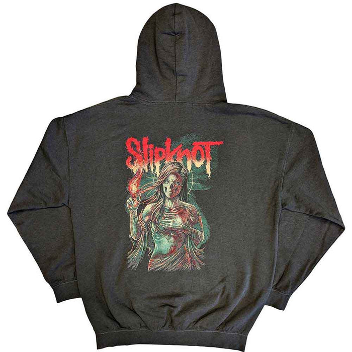 Slipknot Burn Me Away Grey Medium Hoodie