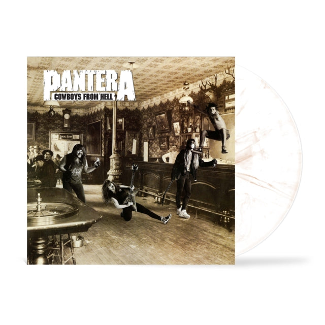 Pantera Cowboys From Hell Vinyl LP White & Whiskey Brown Colour 2021