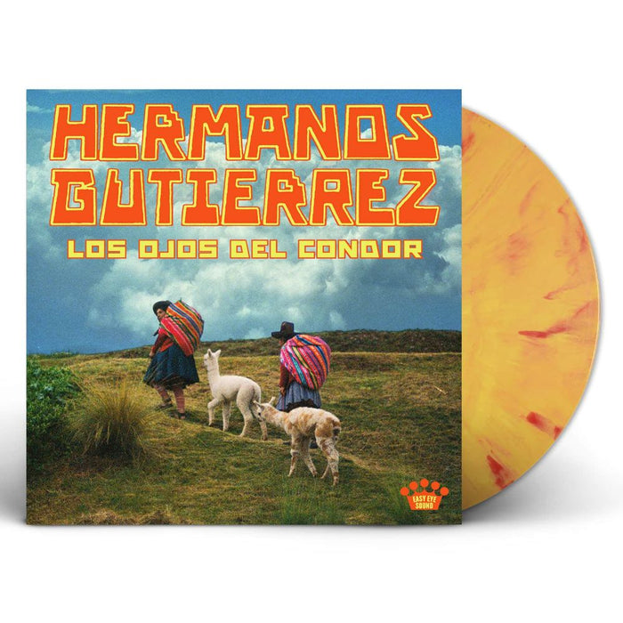 Hermanos Gutiérrez Los Ojos Del Cóndor Vinyl LP Solar Flare Colour