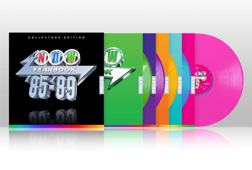 NOW - Yearbook 1985-1989: Extra Viny LP Green, Purple, Orange, Blue, Pink Colour Due Out 27/03/26