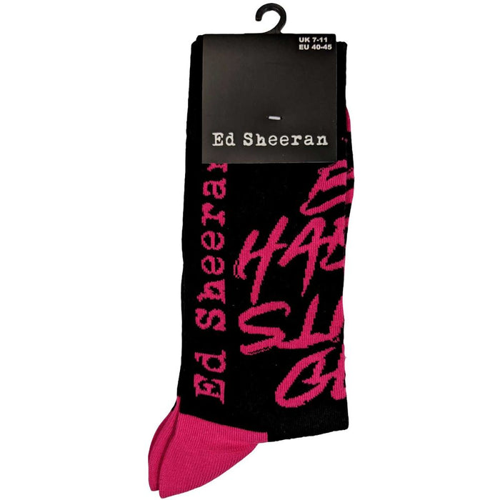 Ed Sheeran Unisex Ankle Socks: Bad Habits (Uk Size 7 - 11)