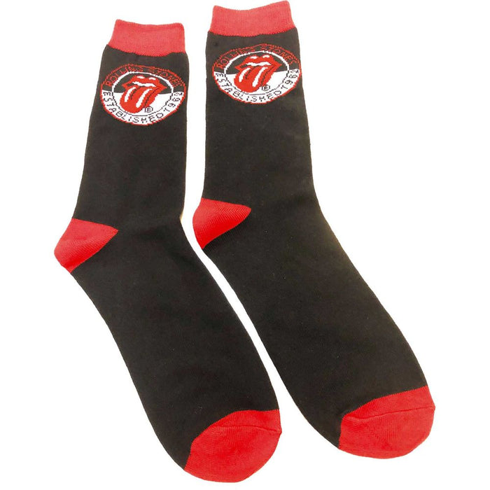 The Rolling Stones Unisex Ankle Socks: Established (Uk Size 7 - 11)