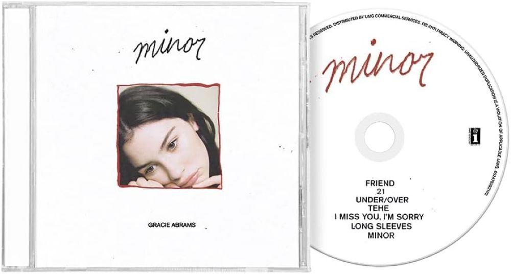 Gracie Abrams minor (5 year anniversary release) CD 2025