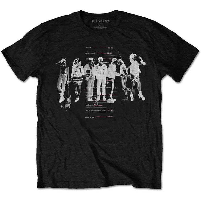 Yungblud Weird Track List Black XX-Large T-Shirt