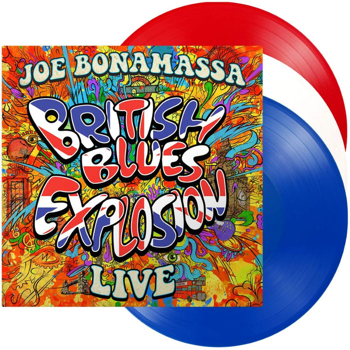 Joe Bonamassa British Blues Explosion Live Vinyl LP Red, Blue & White Colour Due Out 06/11/26