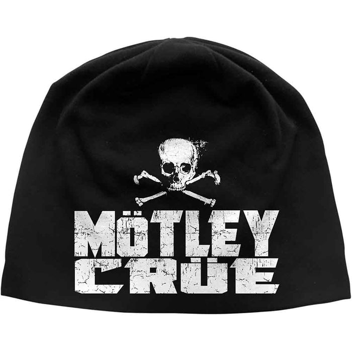 Motley Crue Skull Black Beanie Hat