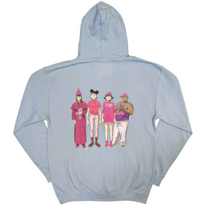 Gorillaz Cracker Island Light Blue Large Hoodie