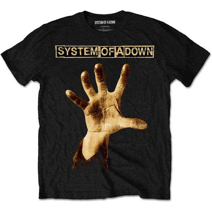 System Of A Down Hand Black XX-Large T-Shirt