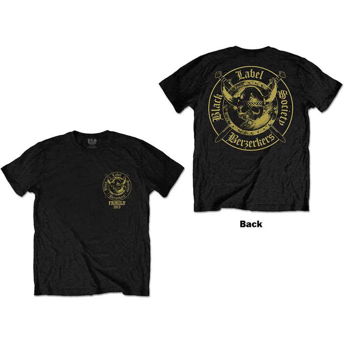 Black Label Society Berzerkers Black Medium T-Shirt