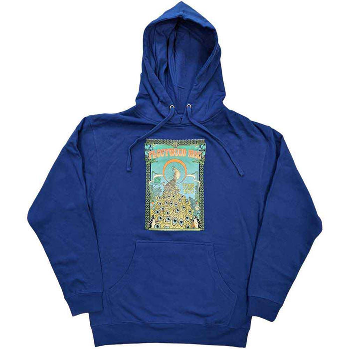 Fleetwood Mac Peacock Blue Small Hoodie