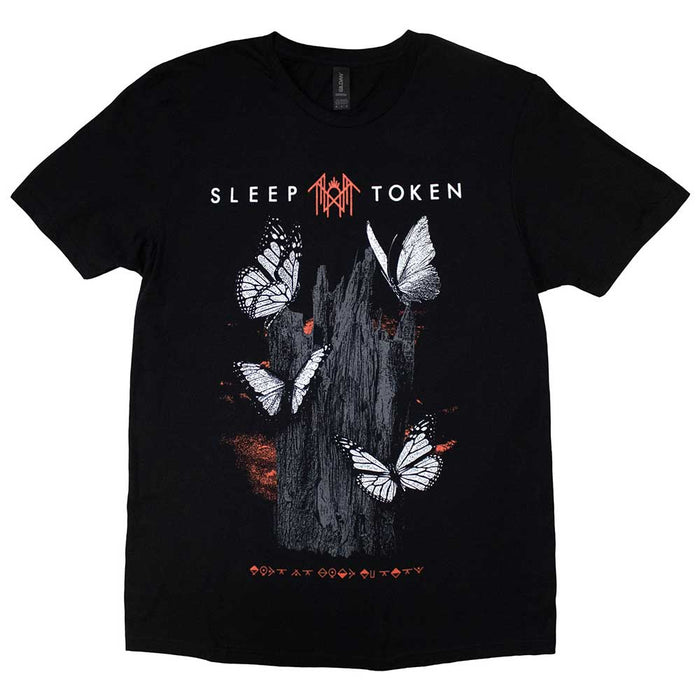 Sleep Token Butterflies Black Large Unisex T-Shirt