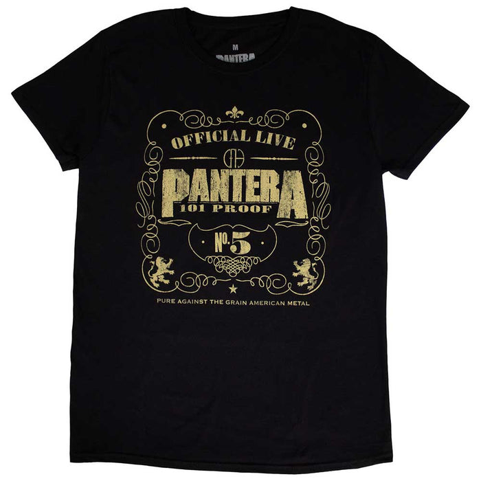 Pantera 101 Proof Black XX-Large Unisex T-Shirt