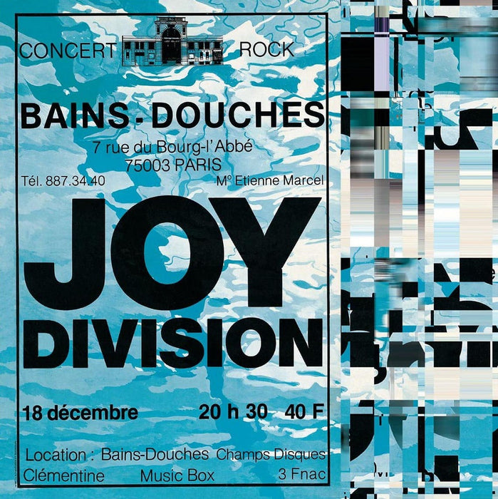 Joy Division Live At Les Bains Douches, Paris Vinyl LP 2015
